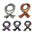 thumbnail image 4 of 2Pcs Couleur Unie Tissage Coton Lin Corde Rideau Tieback Titulaire Décor à la Maison, 4 of 8