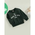 thumbnail image 3 of Faithtur Baby Girls Boys Sweatshirt, Long Sleeve Crew Neck Letters Print Fall Pullover Tops, 3 of 9
