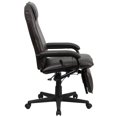 thumbnail image 3 of Scranton & Co High Back Leather Reclining Office Chair in Brown, 3 of 6