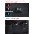 thumbnail image 4 of Battery Heated Knee Brace Wrap Rechargeable Lithium Electric Heating Pad Knee Hot Therapy 3 Temperature Control for Joint Pain, 4 of 5