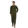 thumbnail image 1 of Inkmeso SolidNightwearSet For Men's Short Sleeve Pjs Loungewear Sets Soft Cotton Designer Sleepwear, 1 of 7
