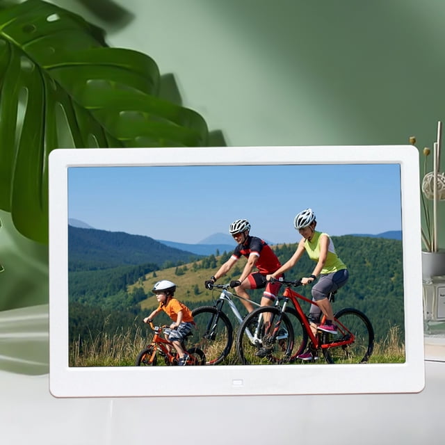 EGNMCR 10 Inches Smart Digital Photo Frame, 32GB Playback Content, TN Screen, Adjust-able Speed To Play Movies, Gift
