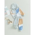 thumbnail image 3 of SUNSIOM Infant Baby Autumn 2Pcs Outfit Contrast Color Long Sleeve Hoodies Sweatshirt Tops Long Pants Set Fall Clothes, 3 of 8