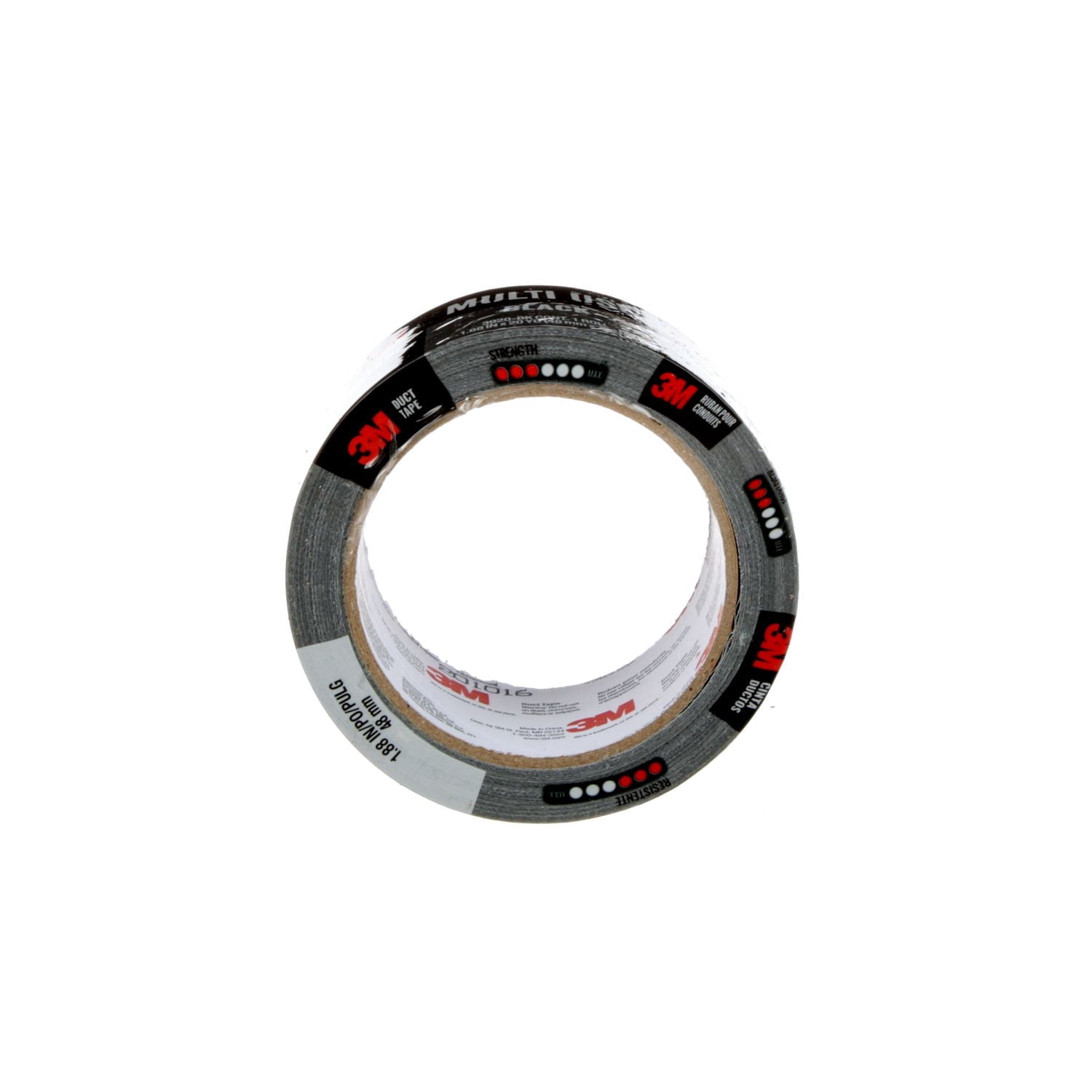 3M™ Duct Tape Black 3920-BK-6C