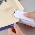 thumbnail image 3 of 2X Sealer Plastic Package Storage Bag Mini Sealing Machine Handy Sticker and Seals for Food Snack Kitchen White, 3 of 6