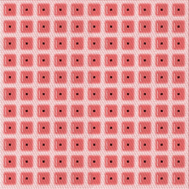 Ahgly Company Tapis d'Intérieur Lavable en Machine Carré Rose Transitionnel, 8 Pieds Carré