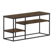 Pemberly Row Engineered Wood TV Stand for TV up to 50" in Columbia Walnut