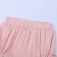 thumbnail image 3 of Kcodviy infant Baby Girls Basketball Girls Boys Solid Spring Summer Toddler Girl Summer Clothes Shorts Ruffle Clothes, 3 of 5