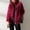 Wine, variant on aohooy Stand Collar Fleece Jackets for Women Zip Up Sherpa Lined Coats Winter Thermal Fluffy Drawstring Outerwear with Pockets 2025 Wine,XL