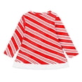 thumbnail image 3 of YOUSNH Tenues pour Filles Robe de Noël pour Fille Robe de Père Noël Rayée Canne en Bonbon pour Bébé Ensemble de Vêtements pour Tout-Petit Rouge 2-3 Ans, 3 of 9