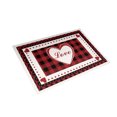 thumbnail image 2 of TIMIFIS Valentine's Day Door Mat - Front Door Mat - Bath Rug Super Absorbent Quick Dry - Rubber Backing Non Slip Washable Bathroom Floor Mats - Red 16x24 IN, 2 of 7