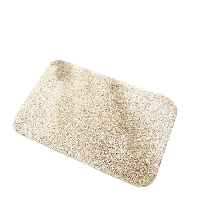 Bathroom Rug, Extra Thick Microfiber Bath Mat, High-Pile and Super Absorbent, Rubber Backed Non Slip, Machine Washable, Soft Plush Shaggy Bath Rugs for Bathroom Floor, Tub and Shower