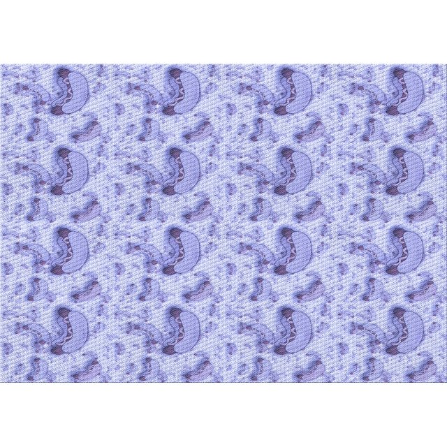 Ahgly Company Machine Washable Indoor Rectangle Transitional Purple Area Rugs, 2' x 3'