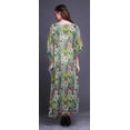 thumbnail image 4 of Bimba Kaftan Floral pour Femmes, Tenue d'Intérieur de Vacances, Robe Maxi, Couvre-Maillot de Plage-S-L, 4 of 5
