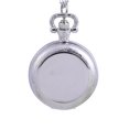 thumbnail image 1 of WIFKLSIIPG Featured Couple Pocket Watch Silver Groove Versatile Clothing Chain Pocket Watch, 1 of 5