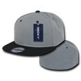 thumbnail image 4 of Decky RP1-PL-GRB-22 Retro Fitted Caps Grey & Black - 6.86, 4 of 4