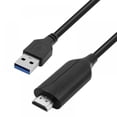 thumbnail image 2 of CHUANK PLGEBR 2.6‘ USB to HDMI Cable  Black, 2 of 9