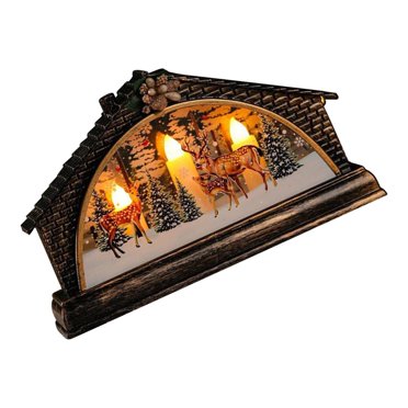 Xingzhi Christmas Candle Tea Light Home Decoration for Xmas Elk