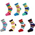 thumbnail image 1 of Chaussettes à Cinq Doigts pour Femmes en Coton, Chaussettes de Randonnée à la Cheville, Course, Lot de 7, 7 Paires, Taille Unique, 1 of 8