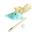 thumbnail image 1 of Almencla Kids Pitching Machine Baseball Practice Pitching Set for Indoor Outdoor Boys 3 Baseballs, 1 of 8