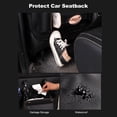 thumbnail image 3 of Amdohai Car Seat Organizer, Car Organizer Back Seat Protector PU Leather Car Storage Organizer with Foldable Table Tray, Tablet Holder, Tissue Box, Multi Pockets (Black 1Piece), 3 of 5