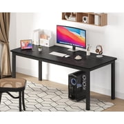 Kojooin 71 in Industrial Dining Table for 4 to 6, Rectangular Kitchen Table with Rounded Corners for Dining or Home Office