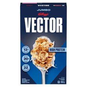 Kellogg's Vector Remplacement des repas Jumbo, 850g, Céréales
