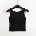 thumbnail image 2 of Timegard Camisoles pour Femmes avec Soutien-Gorge Intégré Camis Col Rond Sans Manches Court Haut Confortable d'Été Homerwear, 2 of 3