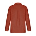 thumbnail image 4 of Timegard Chemises à Manches Longues pour Femmes Grande Taille en Coton et Lin Hauts Légers Automne Décontracté Blouse Ample, 4 of 8