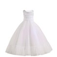 thumbnail image 1 of RXIRUCGD 2025 Vêtements d'Été pour Enfants Robe Princesse Sans Manches à Col Rond de Couleur Unie avec Perles Brodées Exquises en Maille Bouffante Robe de Soirée Robe de Banquet, 1 of 8