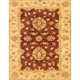 thumbnail image 1 of Ahgly Company Indoor Rectangle Abstract Orange Red Oriental Area Rugs, 8' x 10', 1 of 6
