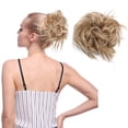 thumbnail image 1 of Extensions Chignon Désordonné Chouchous Synthétiques Ondulés Élastiques Chignon Queue de Cheval pour Femmes, 1 of 5