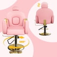 thumbnail image 2 of GloryStar Chaise de Coiffure Professionnelle Dotée d'Une base Hydraulique pour le Réglage de la Hauteur, d'Un Appui-Tête, d'Un Repose-Pieds et d'Un Siège Inclinable Pivotant à 360 Degrés, Parfaitement Conçue pour les Barbiers, 2 of 8