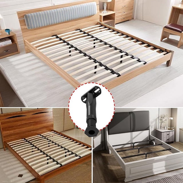 Vaidha Bed Board Support Frame Crossbeam Reinforcement Support Rod Adjustable Bed Leg Support Rod