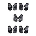 thumbnail image 2 of Decodeary Lightweight And Shockproof Skeleton Riding Gloves For Autumn Winter Breathable And Comfortable Durable Waterproof white XS（kid） 5Set, 2 of 6