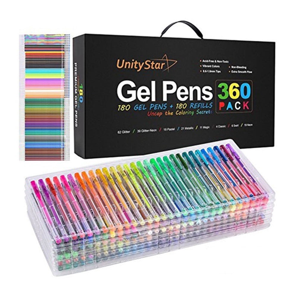 Riforla Office School 24Colors Refills Markers Watercolor Gel Pen Replace Supplies 5ml Pen Multicolor