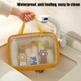 thumbnail image 3 of Large Capacity Transparent Cosmetic Storage Bag Large Cosmetic Makeup Travel Organizer For Men And Women Cosmetic Storage Bag, 3 of 6
