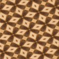 thumbnail image 1 of Ahgly Tapis d'Intérieur Lavable en Machine Carré Marron Selle, 8 Pieds Carré, 1 of 7