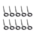 thumbnail image 1 of 10 Pieces Stainless Steel Fishing Rod Guides Fishing Line Guides Eye Sets, 1 of 5