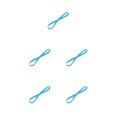 thumbnail image 3 of QualitChoice Serre-Tête Extensible Bandeau de Sport Réglable Style Simple Élastique Accessoires de Coiffure Femmes Hommes pour Yoga Gym Bleu 5Ensemble, 3 of 6