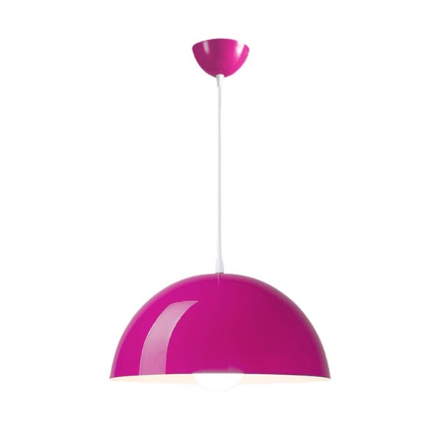 Glossy Dome Colorful Pendant Light Fixture, Minimalism Semicircle Metal Aluminum Pendant Lamp, Retro Ceiling Pendant Light, Pendant Lighting for Kitchen Island Dining Room Table