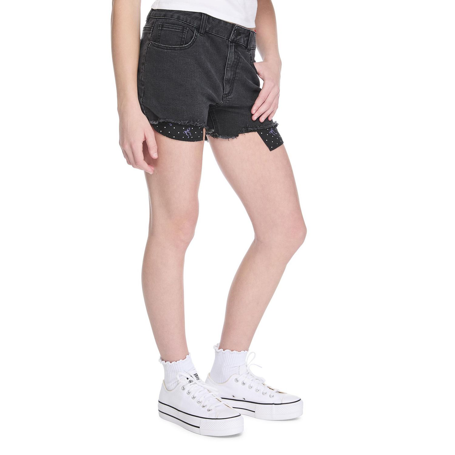 Short en denim avec ourlet déstructuré My Sister’s Closet pour filles