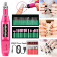 thumbnail image 4 of 48pc Electric Nail Drill, Portable Nail Drills for Acrylic Nails, Toenail Sander for Thick Nails File Kit, Acrylic Nail Kit Set Professional with Everything,Blue, 4 of 6