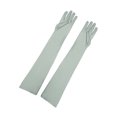 thumbnail image 1 of Unique Bargains Paires de Gants à Doigts Complets Extensibles pour Femmes, Longueur Opéra, 1 of 4