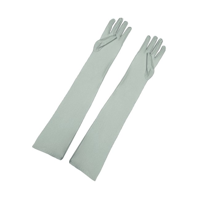 Unique Bargains Paires de Gants à Doigts Complets Extensibles pour Femmes, Longueur Opéra