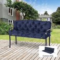 thumbnail image 2 of Outsunny 3-Seater Outdoor Bench Swing Chair Replacement Cushions, 2 of 10