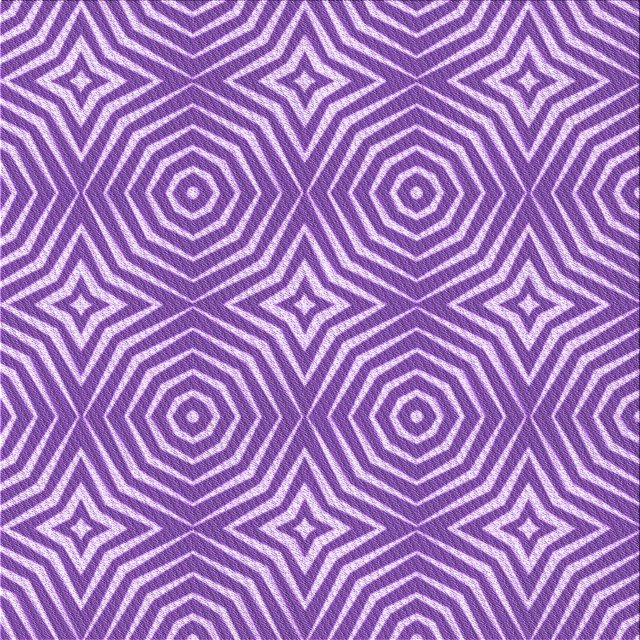 Ahgly Company Machine Washable Indoor Square Transitional Blue Violet Purple Area Rugs, 8' Square