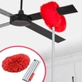 thumbnail image 1 of Vrorvz Microfiber Duster with Extra Long Extension Pole for Ceiling Fans High Ceilings and Furniture Easy to Clean Washable Duster Head Suit for Home Office and Car Cleaning, 1 of 7