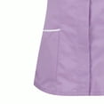 thumbnail image 3 of BVOFAR Women's Short Sleeve Scrub Tops V Neck Soft Comfy Housekeeping Uniforms Nurse Working Tops with Pockets, 3 of 3