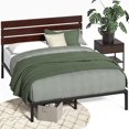 thumbnail image 1 of Zinus Figari 39 inch Bamboo and Metal Platform Bed Frame, 1 of 6